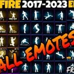 Cuantos Emotes hay en el Free Fire