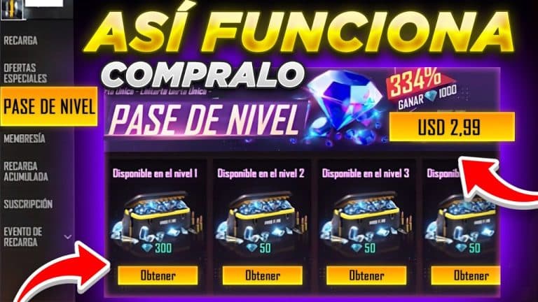 Que pasa si compro el pase de nivel en Free Fire
