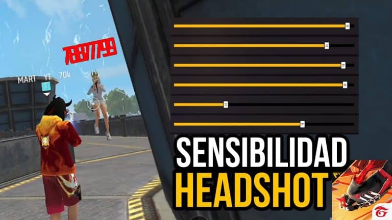 Que sensibilidad para pegar todo rojo en Free Fire