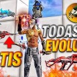 Todas las evolutivas free fire