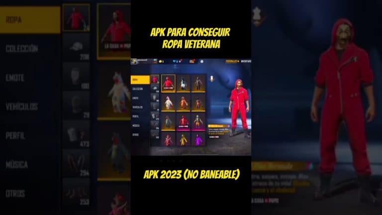 como conseguir ropa veterana y skinns en free fire