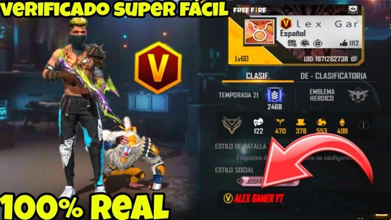 consigue facilmente la v de verificado en free fire sin ser influencer descubre los mejores metodos