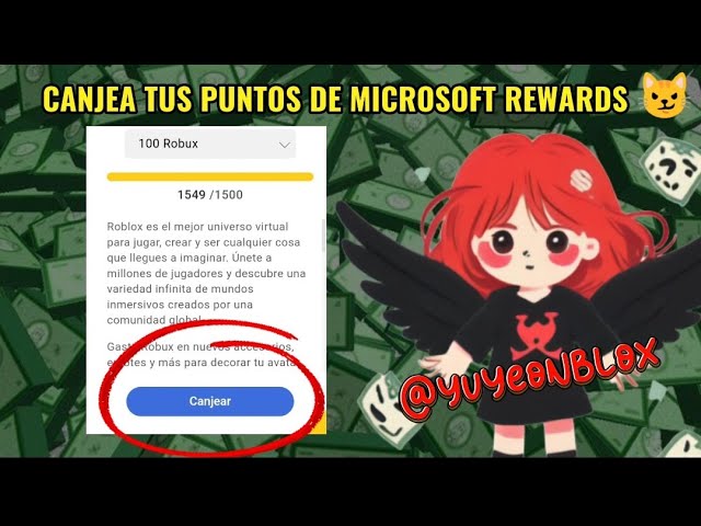 Cómo canjear puntos Microsoft por Robux