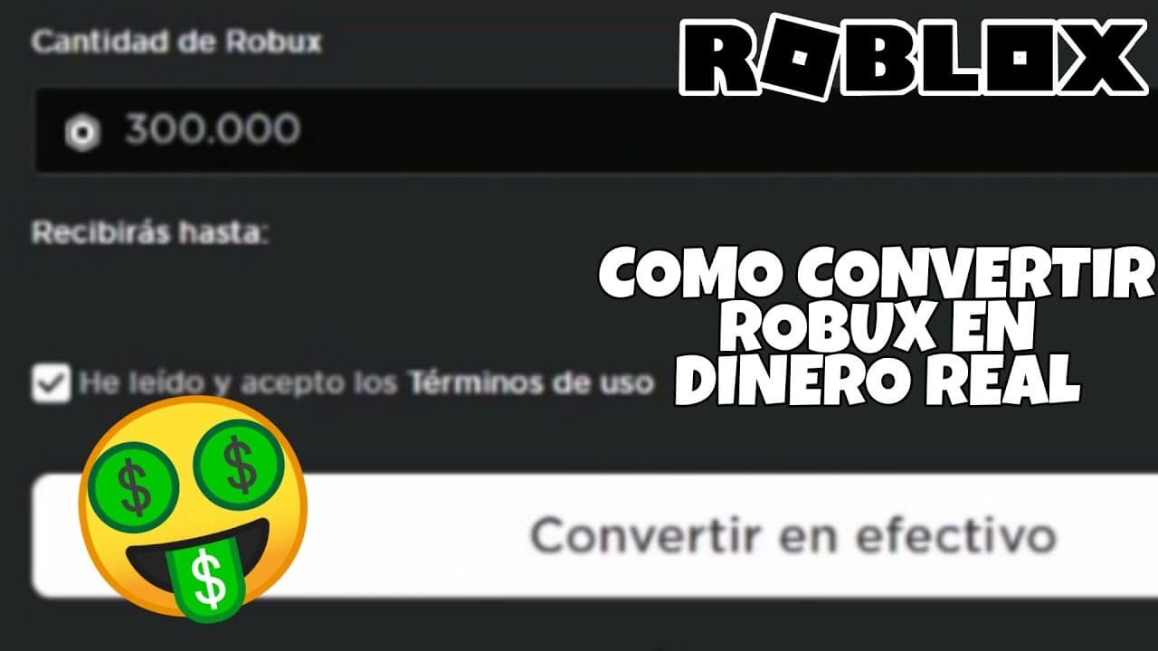 Cómo transformar los Robux en dinero